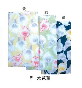 【安心の日本製】かわいい和柄のガーゼ手拭い／水芭蕉