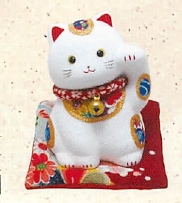 【信頼の日本製】 ちりめん人形  お土産に最適な和雑貨  彩り招き猫