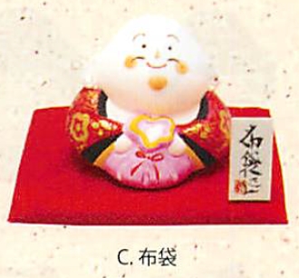 【中国製】【縁起物】人形 ほのぼの七福神(7種)／C.布袋