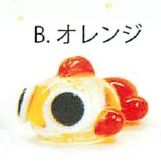 【ガラスの夏雑貨】  (W)金箔入り金魚(小)(5色)／B.オレンジ