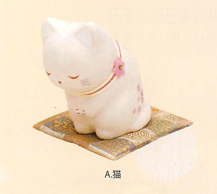 【新登場！安心の日本製！メモリアル・エンディンググッズ！ペット用】ちぎり和紙 感謝の祈り(大)猫