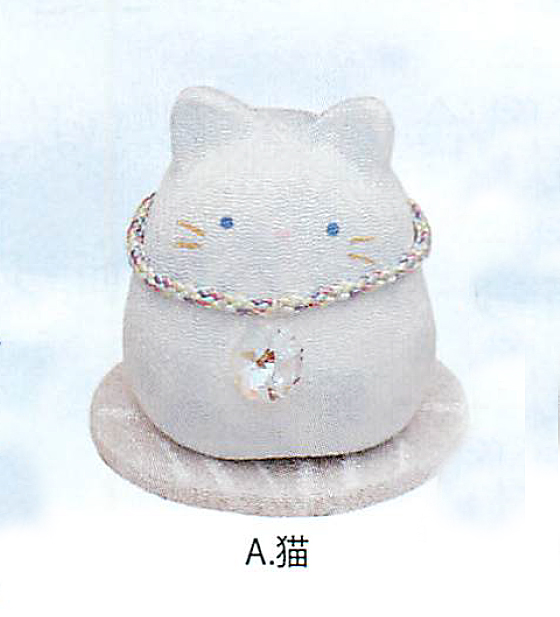 【新登場！安心の日本製！可愛らしいモニュメントです！】おそらメモリアルモニュメント　猫