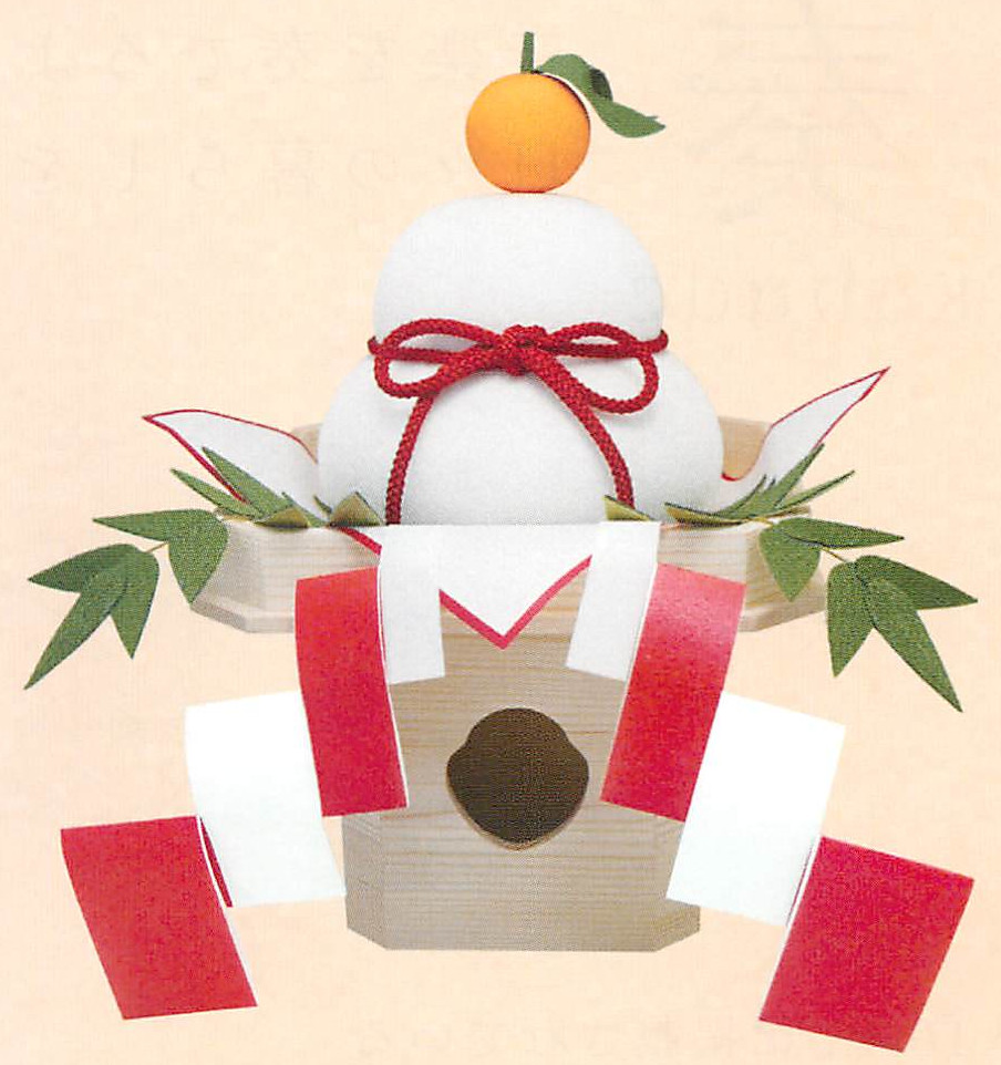 【ご紹介します！安心の日本製！新年のお祝いを！】鏡餅（大）三宝飾り