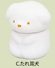 【新登場！心優しいメモリアル・エンディンググッズ！ペット用】虹のお庭（６種）Ｃ.たれ耳犬