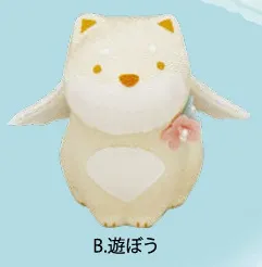 【新登場！日本製！心優しいメモリアル・エンディンググッズ！】一緒によりそう天使の猫（3種）Ｂ.遊ぼう