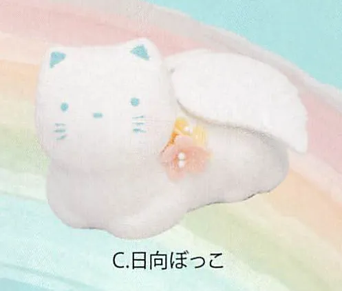 【新登場！日本製！メモリアル・エンディンググッズ！】一緒によりそう天使の猫（3種）Ｃ.日向ぼっこ