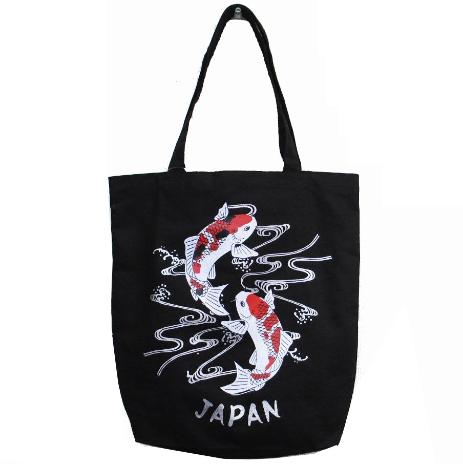 【ご紹介します！海外土産好適品！J APONESQUEトートバッグ】和柄 錦鯉
