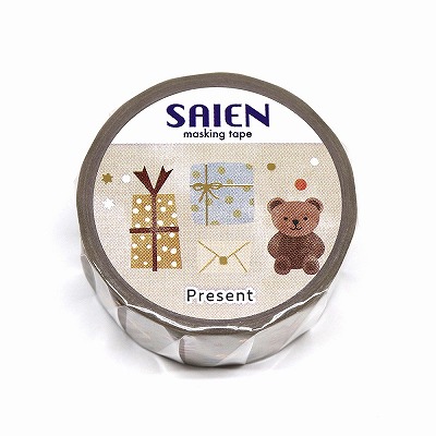 【新登場！安心の日本製！SAIEN 和紙 マスキングテープ オリジナルシリーズ/箔！】Present