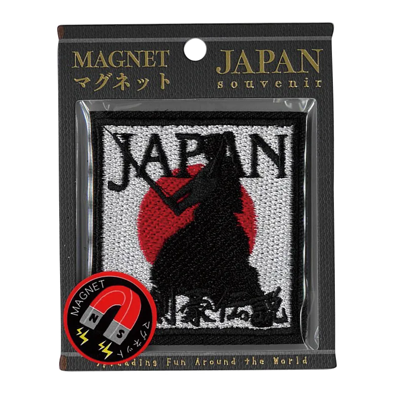【新登場！日本をイメージした和柄刺繍の雑貨！刺繍マグネット】侍剣豪伝説
