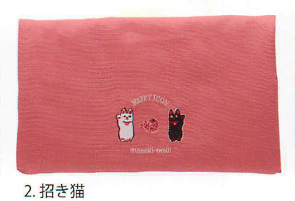【新登場！安心の日本製！大切な日常を包む布小物！ふくさポーチ】招き猫