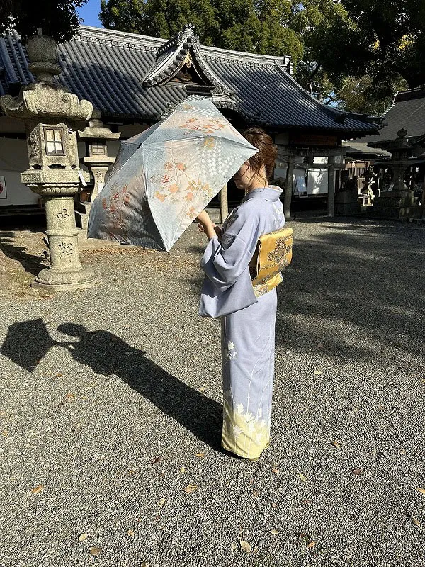 【新登場！日本製！和柄の傘！元大関KONISHIKIセレクト SUM●＋】藤花模様 着物柄 晴雨兼用傘
