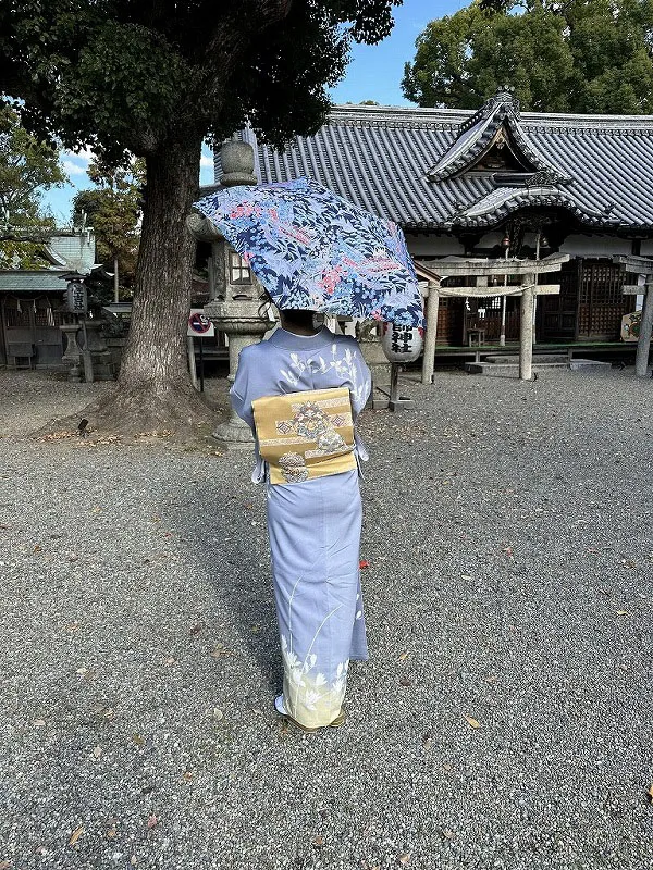 【新登場！日本製！和柄の傘！元大関KONISHIKIセレクト SUM●＋】花屋辻 着物柄 晴雨兼用傘