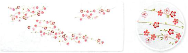 【柔らかく心地よい肌さわり】ガーゼ手ぬぐい 満開桜／ピンク【袋入り】
