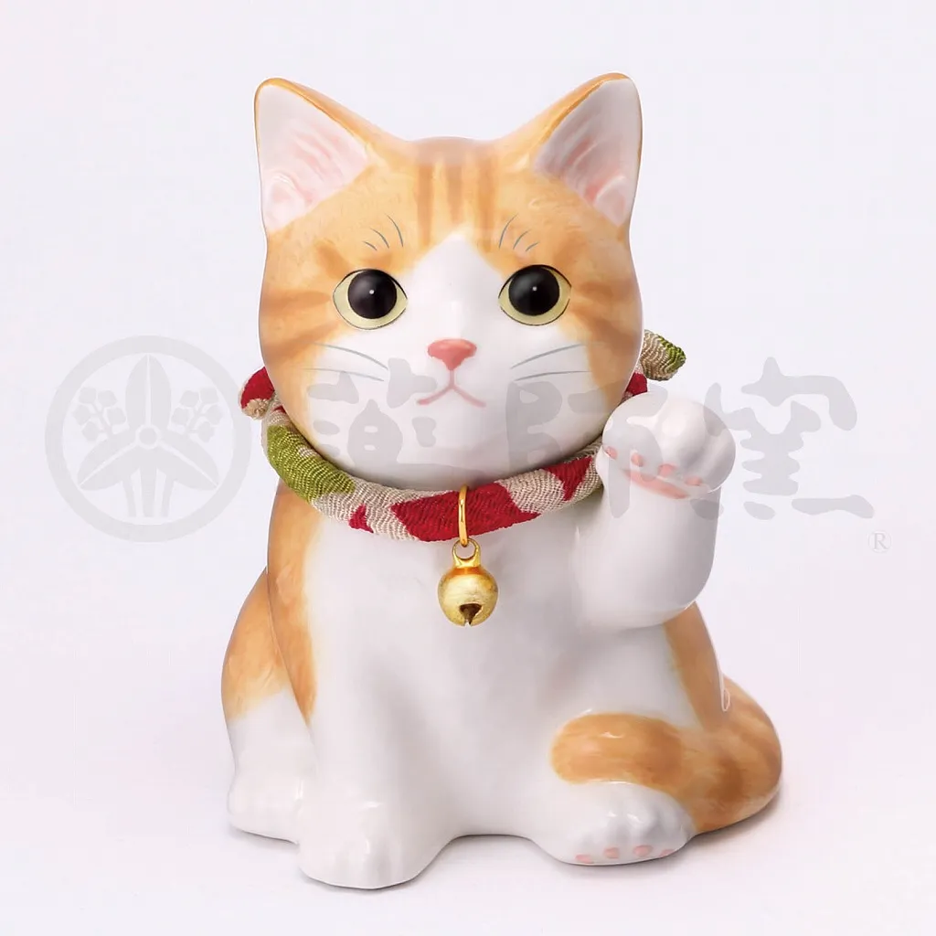 【新発売！やきものの街、瀬戸市発祥のブランド！薬師窯！】うちの招き猫(とら･子猫)