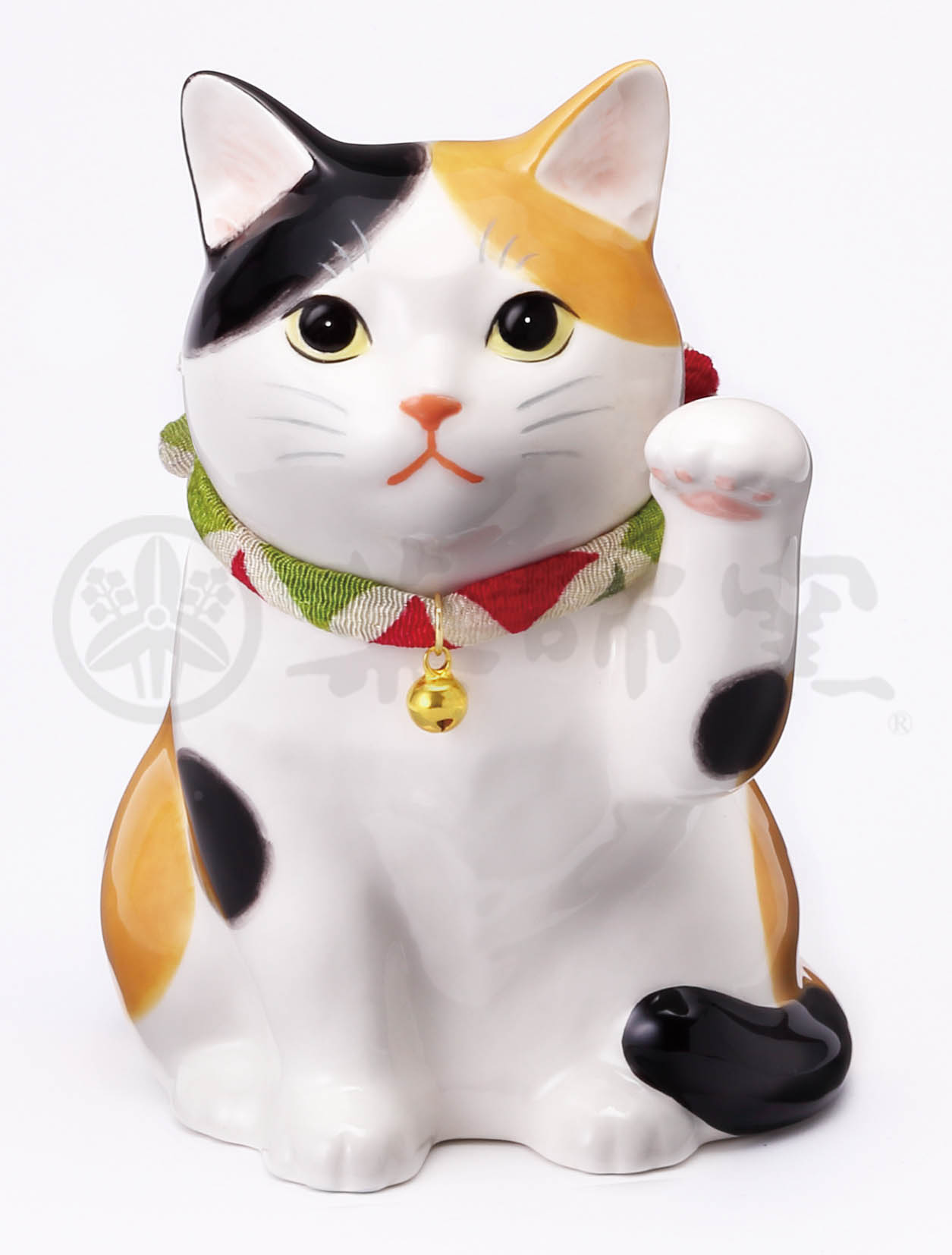 【ご紹介します！日本製！やきものの街、瀬戸市発祥のブランド！薬師窯！】うちの招き猫(みけ)