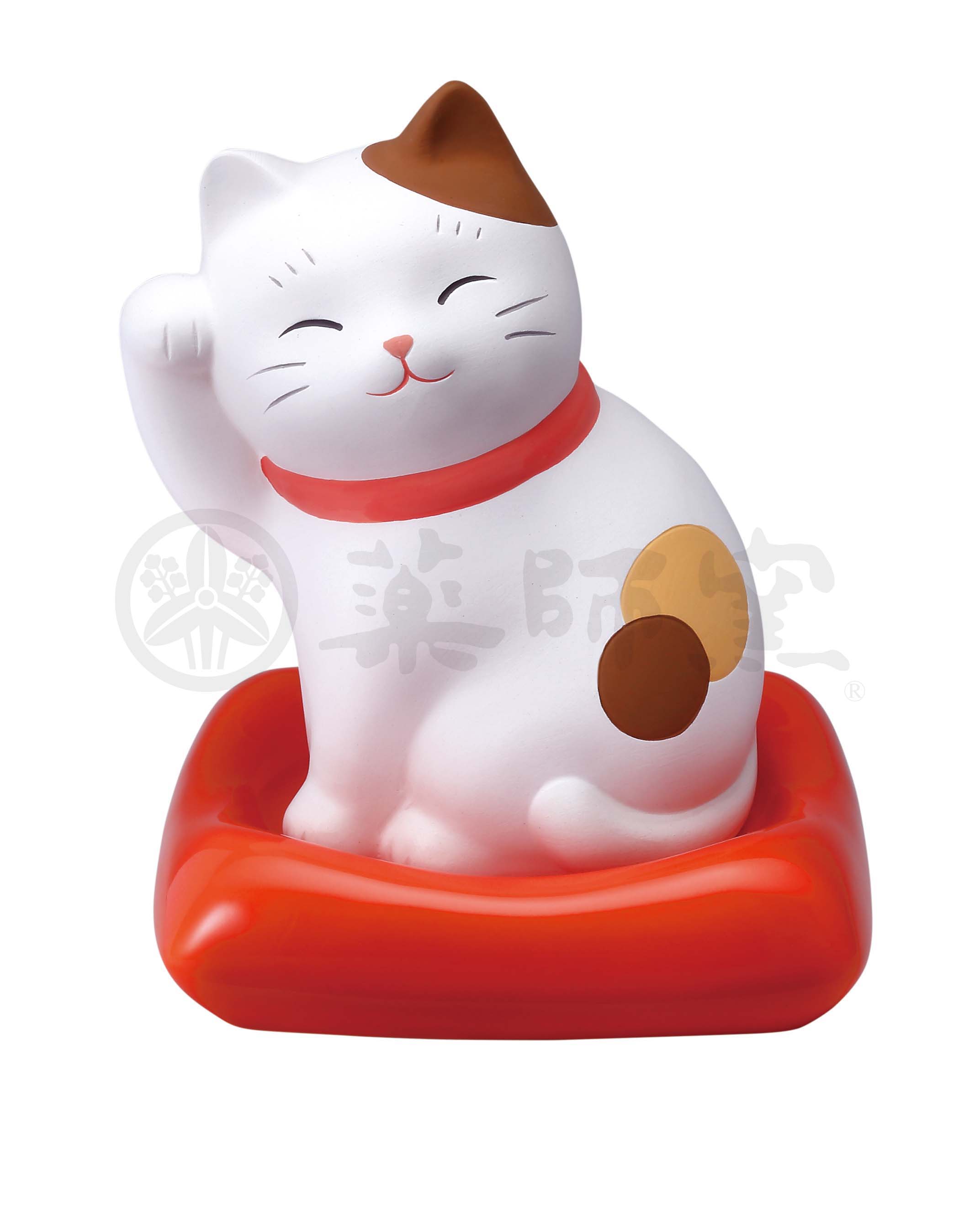 【新登場！やきものの街、瀬戸市発祥のブランド！薬師窯！】猫びよりエコ加湿器(招き猫)