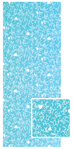 【日本製】【ガーゼ&パイルで吸水性抜群】小紋柄の和タオル/千鳥　ブルー