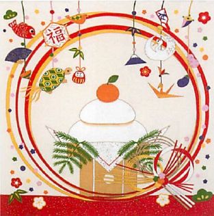 【ご紹介します！着物をまとっているような和柄が人気！彩時記 丹後ちりめん友仙ふろしき（二巾）】お正月
