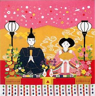 【ご紹介します！着物をまとっているような和柄が人気！彩時記 丹後ちりめん友仙ふろしき（二巾）】雛祭り