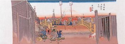 【海外土産にも】多彩な浮世絵の図柄をそのままに 浮世絵手ぬぐい お江戸日本橋